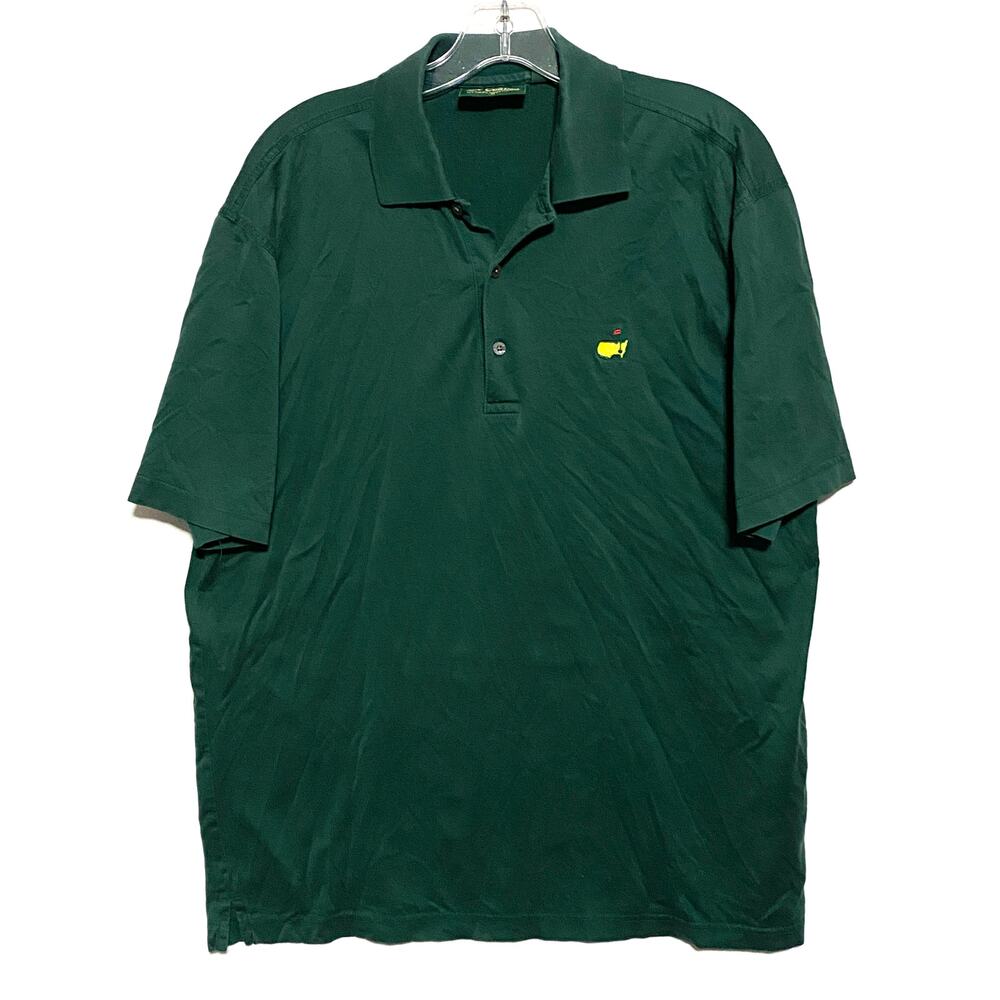 The Masters Amen Corner Golf Polo Shirt Mens M Athleisure Preppy Pima Cotton